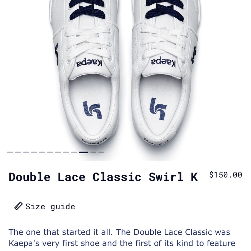 White Kaepa Sneakers Original Packaging NWOT - Picture 6 of 9